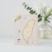 Taiwan Vintage Kaart (Staand voorkant)