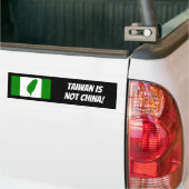 Taiwan vlag Bumpersticker 2 (Op Truck)