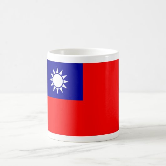 taiwan vlag koffiemok (Center)