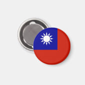 Taiwan vlag magneet (Voorkant / Achterkant)