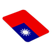 Taiwan Vlag: Republiek China, Chinees Taipei Magneet (Rechterzijde)