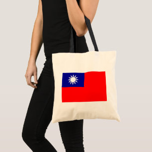 Taiwan Vlag: Republiek China, Chinees Taipei Tote Bag