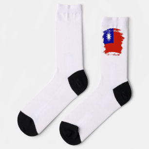 Taiwan vlag sokken