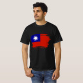 Taiwan vlag t-shirt (Voorkant volledig)