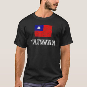 Taiwan Vlag Vintage I Mannen Vrouwen Kinder T Shir T-shirt