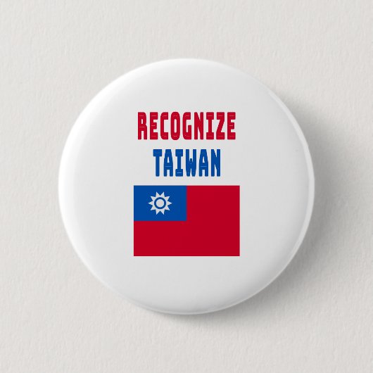 taiwan west taiwan ronde button 5,7 cm (Voorkant)