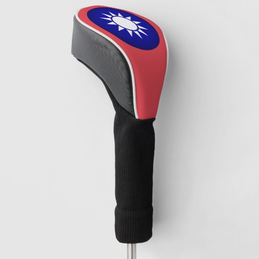 Taiwanees Embleem Golfheadcover (Schuin)