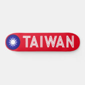 Taiwanees Embleem Skateboard (Horizontaal)