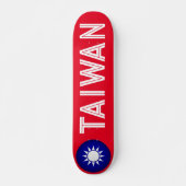Taiwanees Embleem Skateboard (Voorkant)