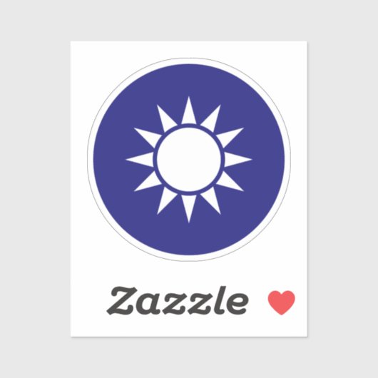 Taiwanees Embleem Sticker (Vel)
