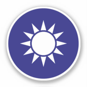 Taiwanees Embleem Sticker