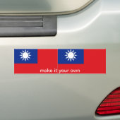 Taiwanese bumpersticker (Op auto)