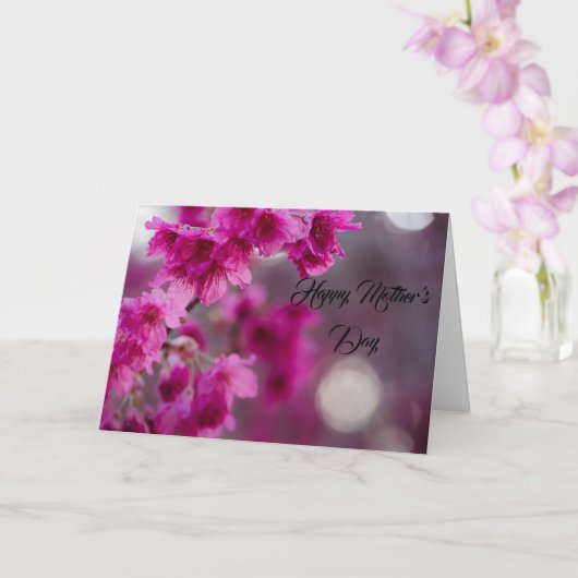 Taiwanese Cherry Tree Blossom Kaart (Orchidee)