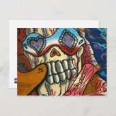 Taiwanese graffiti, Taipei, Taiwan Briefkaart (Voorkant / Achterkant)