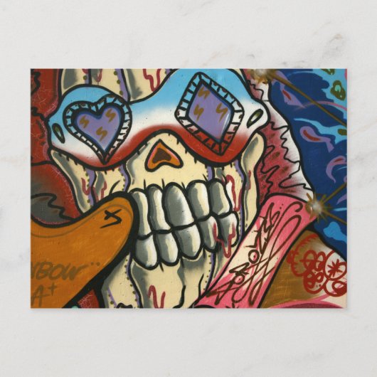 Taiwanese graffiti, Taipei, Taiwan Briefkaart (Voorkant)