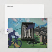 Taiwanese graffiti, Taipei, Taiwan Briefkaart (Voorkant / Achterkant)