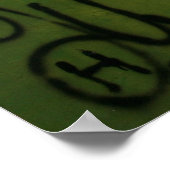 Taiwanese graffiti, Taipei, Taiwan Poster (Hoek)