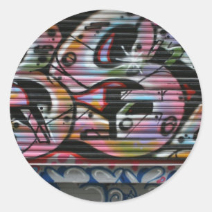 Taiwanese graffiti, Taipei, Taiwan Ronde Sticker