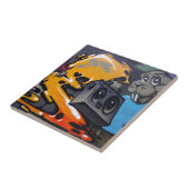 Taiwanese graffiti, Taipei, Taiwan Tegeltje (Zijkant)