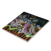 Taiwanese graffiti, Taipei, Taiwan Tegeltje (Zijkant)