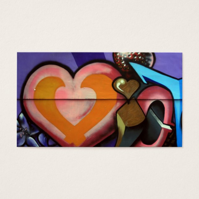 Taiwanese graffiti, Taipei, Taiwan Visitekaartje (Voorkant)