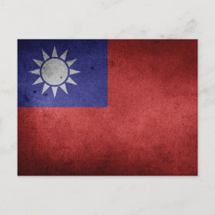 Taiwanese vlag briefkaart