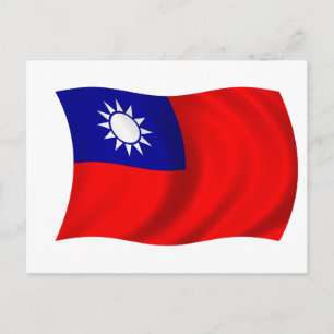 Taiwanese vlag briefkaart