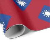 Taiwanese vlag cadeaupapier (Rol Hoek)