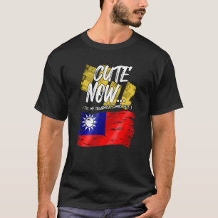 Taiwanese vlag drukt tot mijn Taiwanese vlag T-shirt