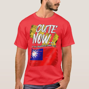 Taiwanese vlag drukt tot mijn Taiwanese vlag T-shirt