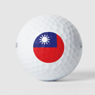 Taiwanese vlag golfballen