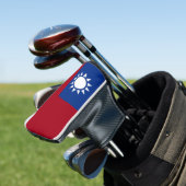 Taiwanese vlag golfheadcover (Insitu)