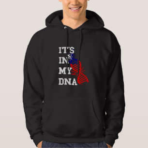 Taiwanese vlag Het zit in mijn DNA-molecuul Taiwan Hoodie