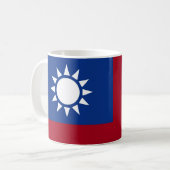 Taiwanese vlag koffiemok (Voorkant links)
