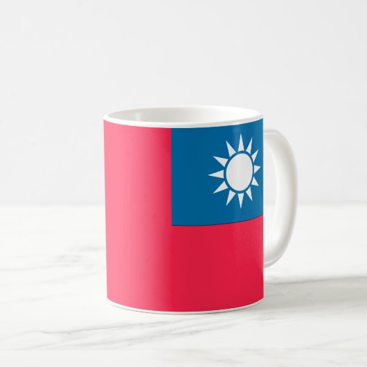 Taiwanese vlag koffiemok (Voorkant rechts)