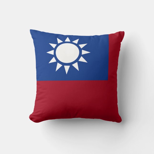 Taiwanese vlag kussen (Voorkant)