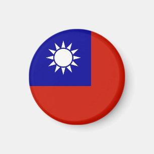Taiwanese vlag magneet