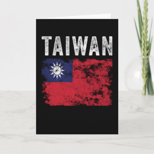 Taiwanese vlag - Onderdruk Kaart
