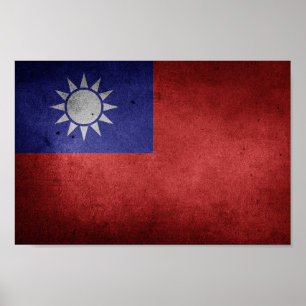Taiwanese vlag poster