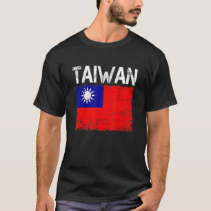 Taiwanese Vlag  Proud Mannen Vrouwen Kinder Taiwan T-shirt