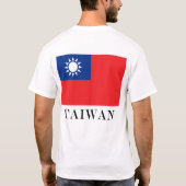 Taiwanese vlag t-shirt (Achterkant)