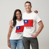 Taiwanese vlag t-shirt (Unisex)