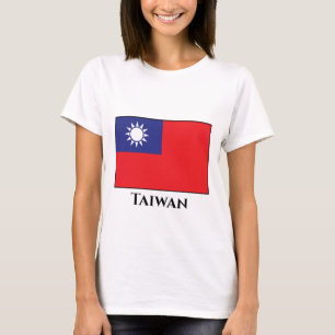 Taiwanese vlag t-shirt
