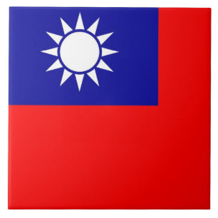 Taiwanese vlag tegeltje