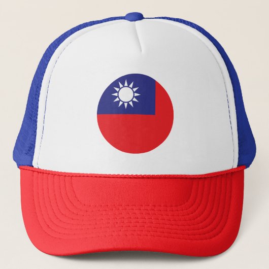 Taiwanese vlag trucker pet (Voorkant)