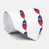 Taiwanese vlag — volledige grootte stropdas (Opgerold)