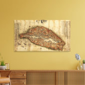 TaiwanPanoramaTaiwan Canvas Afdruk (Insitu (Woonkamer))