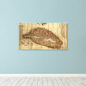 TaiwanPanoramaTaiwan Canvas Afdruk (Insitu (Houten vloer))