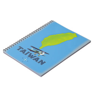 Taiwanse vintage kaart notitieboek