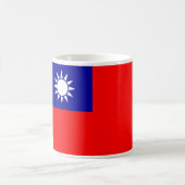 Taiwanse vlag: Republiek China, Chinees Taipei Koffiemok (Center)
